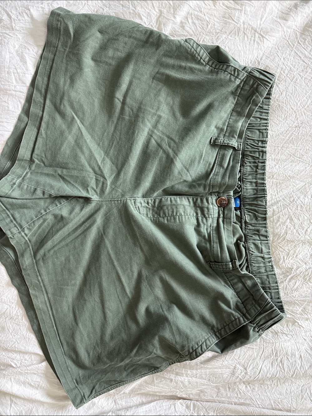Old Navy Olive Green Chino Shorts